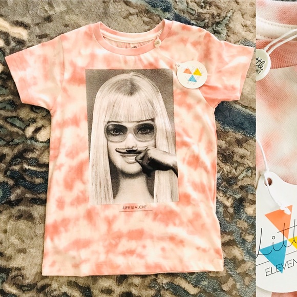 BARBIE x Little Eleven Paris NWT Girls TEE SHIRT Size 10 - Picture 7 of 10